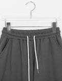 Lipas Zipper Slit Banding Wide Pants