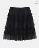 Lapue Frill Tiered Midi Skirt