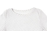 Tuna Short Sleeve Layered Dot T-Shirt Set