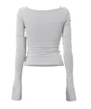 Layered Bustier Long Sleeve