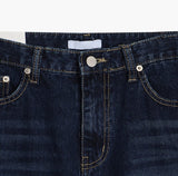 Eunice Ribbed Cat Bootcut Denim Pants