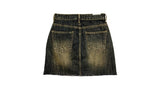 Weekend washed denim mini skirt