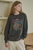 Stuffy Bunny Raglan Pigment Sweatshirt