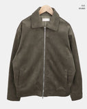 [Quilted lining] Corn Collar Two-Way Blouson Jacket