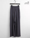 Elo Summer Fabric Banding Long Wide Pants