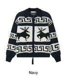 Dien Cowichan Collar Knit Zip-Up