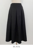 Nebel Banding Pintuck Flare Skirt
