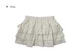 Ronya Cotton Frill Ribbon Banding Skirt Pants