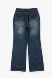 Sutton washed boot cut denim pants