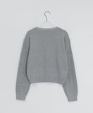 Kurendi Color Round Knit Cardigan