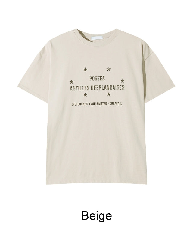 SATIIIZ (サティーズ) - ポステス半袖Tシャツ / Postes short