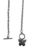 Papil Toggle Bar Butterfly Surgical Necklace