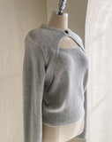 Santia Bolero Layered Knit