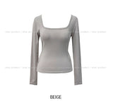 Linky Back Double Strap Square Long Sleeve