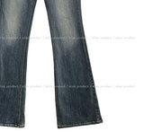 Eni slim half-low bootcut pants