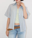 SHIRRING HALTER TOP