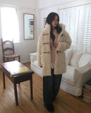 Mikal Overfit Fur Duffle Coat