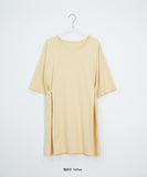 Nikb Overfit Two-Way Button Box Short Sleeve Tee