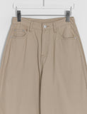 Gibyu Basic Cotton Wide Pants