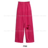 (UNISEX) Piggy cutting wide sweat pants