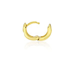 Triple Silver Cutout One-Touch Earrings S