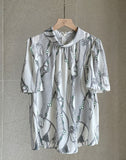 Repel Shirring Pattern Blouse