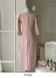 Laibis Drape Shirred H-Line One Piece