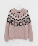 Belhi Hairy Nordic Over Round Knit