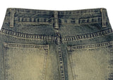 Lutz Vintage Washing Denim Wide Pants