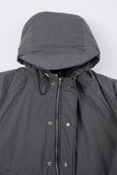 Easy cap hood nylon padded jumper