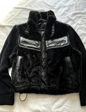 Trimmed Fur Leather Mustang + Knit