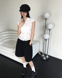 Thames Vintage Cargo Pocket Half-Length Bermuda Pants