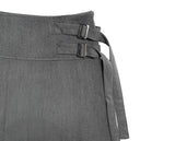 Dachi belted mini pleated skirt
