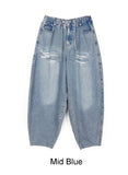 Held Washed Balloon Denim Pants