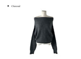 Midden Loose Off-Shoulder Knit