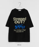 [unisex] Hufe Printing Over Short Sleeve Tee