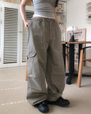Kinz Dyeing Washing Snap Cargo Pants