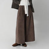 Herry Corduroy Pintuck Pants