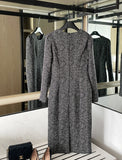 Watte Herringbone Check H-Line One Piece