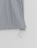 Mitu Summer Check Color Matching Cargo Wide Pants
