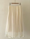 Pierre Double Tulle Banding Skirt