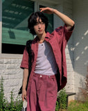 Dio Color Dying Over Short Sleeve Shirt