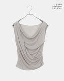 Hoen Drape One Off-Shoulder Sleeveless T-Shirt