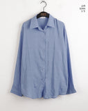 Conch Vintage Linen Boxy Check Shirt