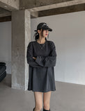 [U-BASIC] Want slit oversized fit long sleeve