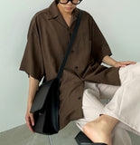 Komori open short sleeve shirt