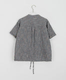 Rueco Summer String Check Short Sleeve Shirt