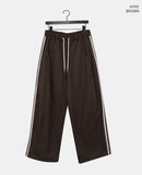 Choking Track Banding Strap Wide-Fit Training Long Pants