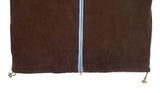 Rihan Color Matching High Neck Hood Fleece Zip-Up