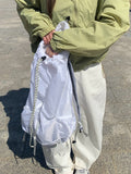 Slim Gorpcore Strap Backpack